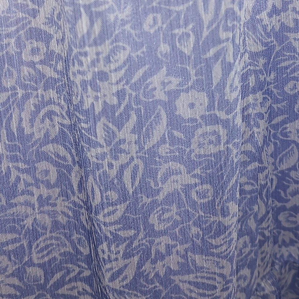 Express Periwinkle Floral Maxi Dress - Picture 3 of 4